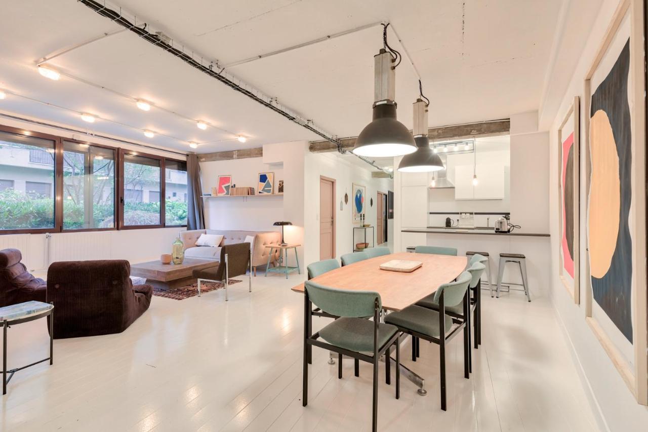 Апартаменты Artist And Design Loft - 10 Guests - 5 Min From Metro Париж Экстерьер фото